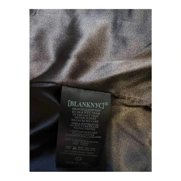 Blank NYC X Anthro Vegan Moto Jacket in black with black hardware 🔥 - Picture 4 of 6